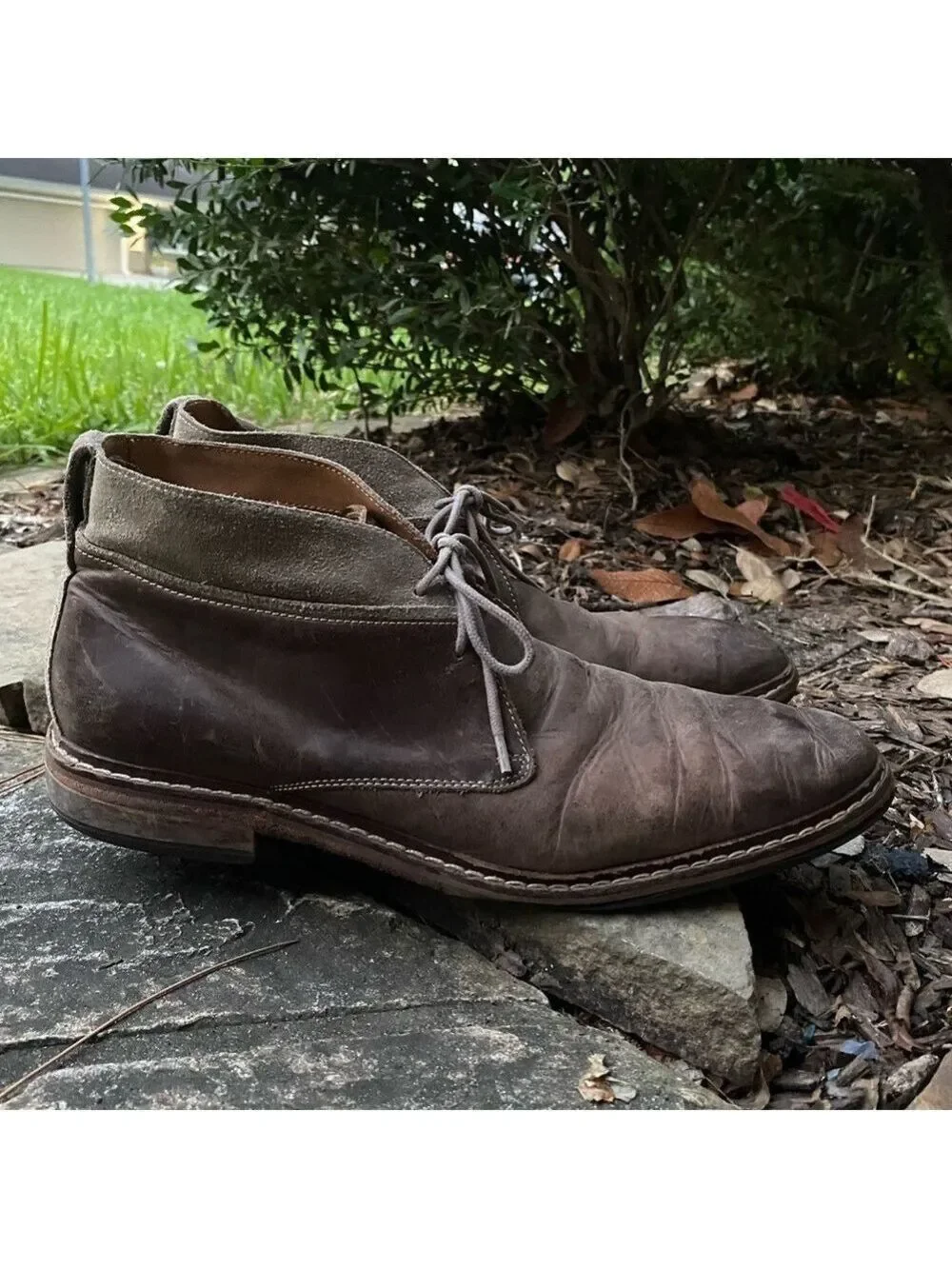 Cole Haan Williams Chukka II Dress Boot Men’s size 12 Brown Leather & Suede City